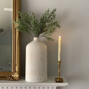 Set of two Christmas branches with glitter home decor minimalist